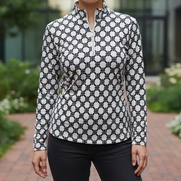 Beachtime by Lulu-B Quarter-zip Pullover - Picture 1 of 9
